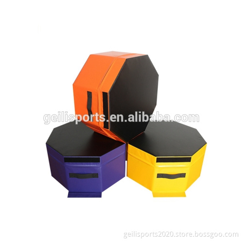 Colorful gymnastic soft vault pommel vaulting horses gymnastics equipment for sale